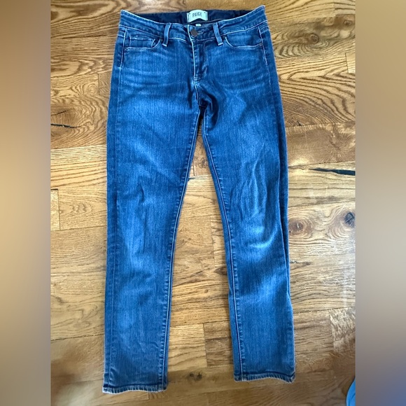 Paige Denim Skyline Ankle Peg Dixie Blue Jeans. Dark Wash. Size 28 - Picture 6 of 14